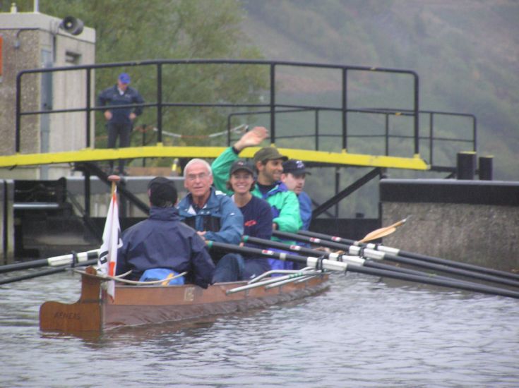 Entern der ersten Schleuse